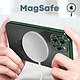 Avis Avizar Coque MagSafe pour iPhone 12 Pro Silicone Protection Caméra  Contour Chromé Vert