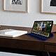 Avizar Étui Samsung Galaxy Tab A7 10.4 2020 Housse Fonction Support Rotatif 360° Bleu pas cher