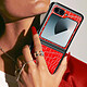 Avis Avizar Coque pour Samsung Galaxy Z Flip 6 Anti-traces Série Crocs Wild Rouge