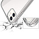 Evetane Coque iPhone 11 Antichoc Silicone + 2 Vitres en verre trempé Protection écran pas cher