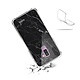 Acheter Evetane Coque Samsung Galaxy S9 Plus anti-choc souple angles renforcés transparente Motif Marbre noir