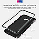 Acheter Evetane Coque intégrale 360 Galaxy S8 Plus Samsung avec film anti-rayures aimanté - Noir