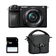 SONY ALPHA 6700 NOIR + 16-50 + Sac + SD 8 Go PROMO GARANTIE 3 ans. MATERIEL PROVENANCE SONY FRANCE. Emballage securisé de vos commandes. Livré avec Facture dont TVA.