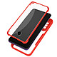 Avizar Coque pour Oppo A94 5G Dos Plexiglas Avant Polymère Coins Renforcés  Contour rouge Une coque spécialement conçue pour Smartphone Oppo A94 5G
