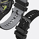 Acheter Avizar Bracelet pour Huawei Watch GT3 46mm Silicone BiColore Texturé Noir / Gris