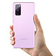 Clappio Cache Batterie pour Samsung Galaxy S20 FE Façade Arrière de Remplacement Violet pas cher