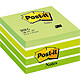 POST-IT Bloc Cube 450 feuilles 76x76mm Vert pastel Notes repositionnable