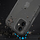Avizar Coque iPhone 12 Mini Silicone Gel Souple Antichoc Ultra-fine 2mm Transparent pas cher