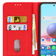 Avizar Étui Xiaomi Redmi Note 10 Pro Protection Porte-carte Fonction Support rouge pas cher