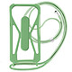 Avizar Coque Cordon pour Smartphone Universel Silicone Coins bumper Béquille support  Vert Clair - Intègre une lanière réglable en nylon tressé, solide et durable