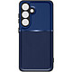 Avizar Coque pour Samsung Galaxy S24 Rigide Contour souple Antichoc Bleu Coque de protection bleu de la collection Noble, réalisée exclusivement pour votre Samsung Galaxy S24