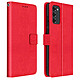 Avizar Étui Samsung Galaxy Note 20 Portefeuille Support Vidéo Vintage Dragonne Rouge - Un étui folio de protection spécialement conçu pour le Samsung Galaxy Note 20.