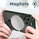 Avis Avizar Coque MagSafe pour iPhone 13 Pro Max Silicone Protection Caméra  Contour Chromé Vert