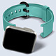 Acheter Avizar Bracelet pour Xiaomi Mi Watch Lite / Redmi Watch Silicone Soft touch Premium Turquoise Ajustable par Boucle Ardillon