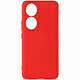 Avizar Coque pour Honor 90 Silicone Semi-rigide Doux au Toucher  Rouge Coque de protection rouge, collection Fast Cover, spécialement conçue pour votre Honor 90