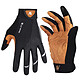 Avizar Gants de Sport tactiles Noir et Marron WEST BIKING Gants Sport tactiles en simili-cuir S