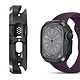 Avizar Coque pour Apple Watch 8 7 41mm et 6 5 4 2 40mm et 3 2 1 38mm Fibre de Carbone  noir pas cher