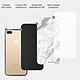 Acheter LaCoqueFrançaise Coque iPhone 7 Plus/ 8 Plus Coque Soft Touch Glossy Marbre gris Design