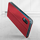 Acheter Avizar Étui Clear View Samsung Galaxy A02 Affichage Heure Stand vidéo Rouge