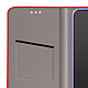 Avizar Étui pour Honor X8a avec Clapet Porte carte Fonction Support  Rouge pas cher