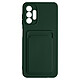 Avizar Coque pour Samsung A13 5G et A04s Souple Porte-carte  Vert - Rangement pratique au dos, pouvant contenir en toute sûreté votre carte