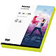 INAPA Pack 100 Feuilles Papier Multifonction colors A4 80g Vert fluo Papier couleur