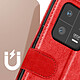 Avizar Étui pour Xiaomi 13 Pro Portefeuille Motif Ligne Fonction Support vidéo  Rouge pas cher