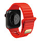 Avizar Bracelet pour Apple Watch 41mm et 40mm et 38 mm Silicone Souple et Doux  Rouge Un bracelet en silicone doux conçu pour Apple Watch Series 8 et 7 41mm / Series SE 2022, SE, 6, 5, et 4 40mm / Series 3, 2 et 1 38mm