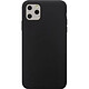 BigBen Connected Coque pour iPhone 11 Pro Max Rigide et Élégante en Silicone Soft Touch Noir Revêtement mat anti-traces et anti-dérapant