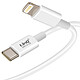 LinQ Câble USB-C vers Lightning 20W pour iPhone et iPad Blanc Pensé pour l'écosystème Apple, Ce câble de charge USB-C vers Lightning est signé LinQ