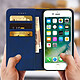 Acheter Avizar Housse iPhone SE 2022 / 2020 et 8 / 7 Rangement carte Fonction support bleu nuit