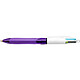 Acheter BIC Stylo 4 Colours GRIP FASHION Pointe Moyenne Encre Fantaisie