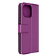 Avizar Étui pour Honor X6a Clapet Portefeuille Support Vidéo  Violet - Housse en éco-cuir violet, série Essential, conçue spécifiquement pour votre Honor X6a