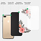 Acheter Evetane Coque iPhone 7 Plus/ 8 Plus Coque Soft Touch Glossy Fleurs roses Design