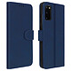 Avizar Étui Samsung Galaxy S20 Housse Intégrale Porte-carte Fonction Support bleu Housse portefeuille spécialement conçue pour le Samsung Galaxy S20