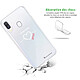 Avis LaCoqueFrançaise Coque Samsung Galaxy A20e 360 intégrale transparente Motif Coeur Blanc Amour Tendance