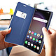 Avis Avizar Étui pour Samsung Galaxy S23 Ultra avec Porte-carte Design Carbone  Bleu nuit et Argent