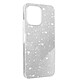 Avizar Coque pour Xiaomi Redmi 12 Paillette Silicone Semi rigide Fine Argent Coque à paillette Argent de la collection Glitter Case, conçue pour habiller votre Xiaomi Redmi 12 de manière glamour