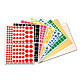 AGIPA Pochette de 7032 gommettes formes et couleurs assorties 160 x 216 mm Etiquette décorative