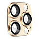 Avizar Film Caméra pour iPhone 14 Pro et 14 Pro Max Verre Trempé  Rose Gold - Conçu avec des lentilles en verre trempé ultra-résistant et un cadre en alliage d'aluminium