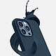 Evetane Coque iPhone 13 Pro Max Silicone liquide Bleu Marine + 2 Vitres en Verre trempé Protection écran Antichocs pas cher
