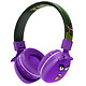 Avizar Casque Bluetooth Autonomie 6H Boutons de Commande The Jellie Monsters Tiger Casque audio Violet