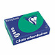 CLAIREFONTAINE Ramette 250 Feuilles Papier 210g A4 210x297 mm Certifié FSC vert sapin Papier couleur