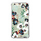 LaCoqueFrançaise Coque iPhone 6/6S anti-choc souple angles renforcés transparente Motif Fleurs vert d'eau