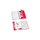 Acheter OXFORD Cahier Easybook agrafé 24x32cm 96 pages grands carreaux 90g rouge x 10