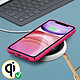 Avizar Coque iPhone 11 Silicone Semi-rigide Mat Finition Soft Touch Fushia pas cher
