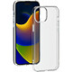 BigBen Connected Coque Souple et Fine pour iPhone 15 Plus Transparent Bords surélevés antichoc