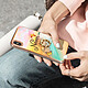 Avizar Coque iPhone XS Max Bi-matière avec Bague de Maintien Motif Plage Orange pas cher