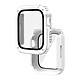 Avizar Protection Intégrale Verre Trempé Apple Watch Series 6 / 5 / 4 / SE 44mm Blanc - Protection intégrale spécifiquement conçue pour votre Apple Watch