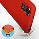 Avis Avizar Coque Xiaomi Redmi Note 11 et 11s Silicone Semi-rigide Soft-touch Fine rouge